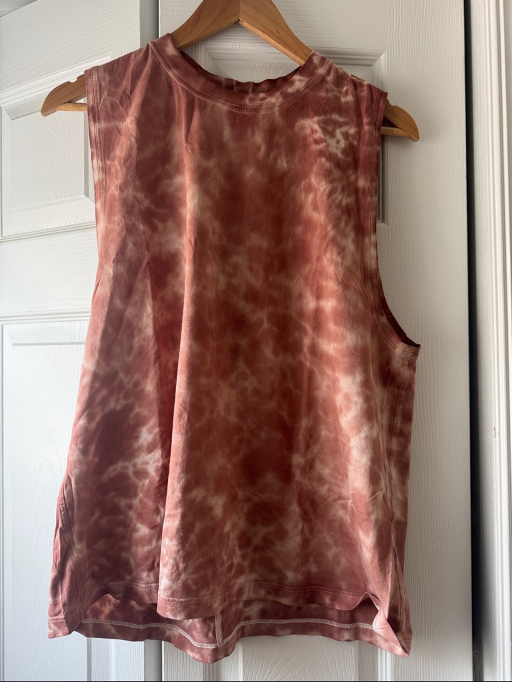 lululemon athletica Rose-Taupe Tie-Dye Muscle Tank